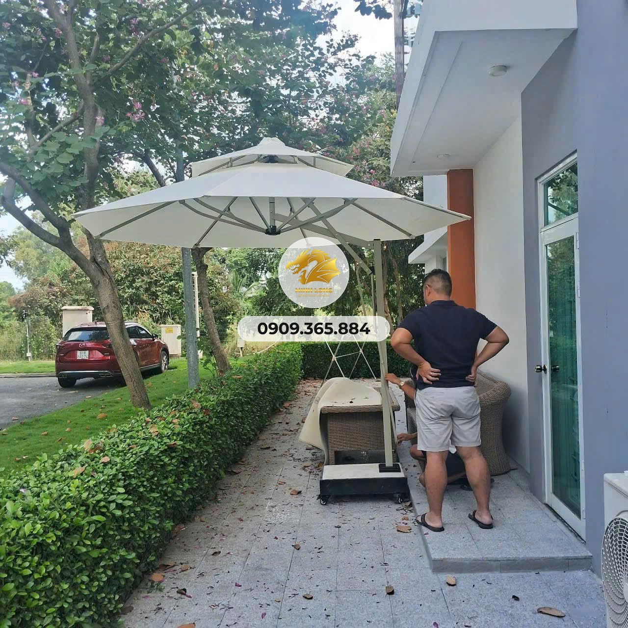 Cách tùy chỉnh và in ấn dù quảng cáo cho đại lý, sự kiện