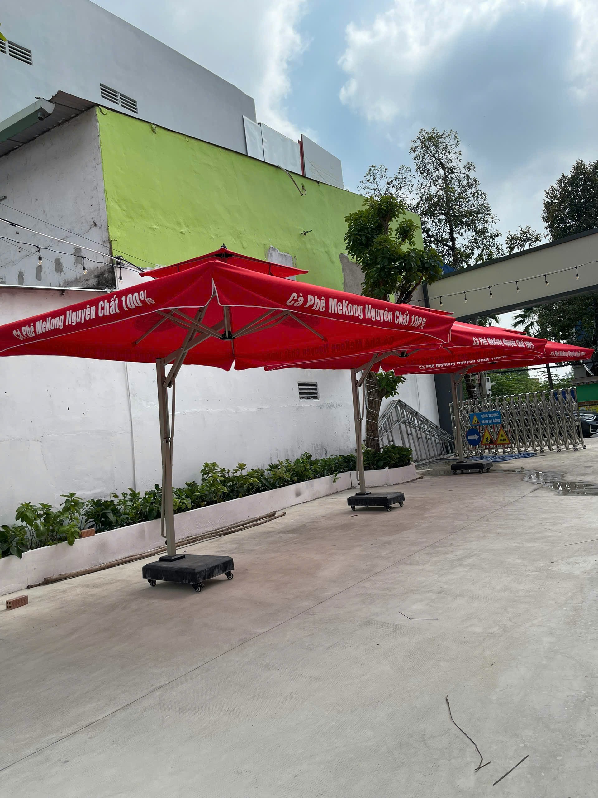 Dù Vuông Lệch Tâm 3,5x3,5m