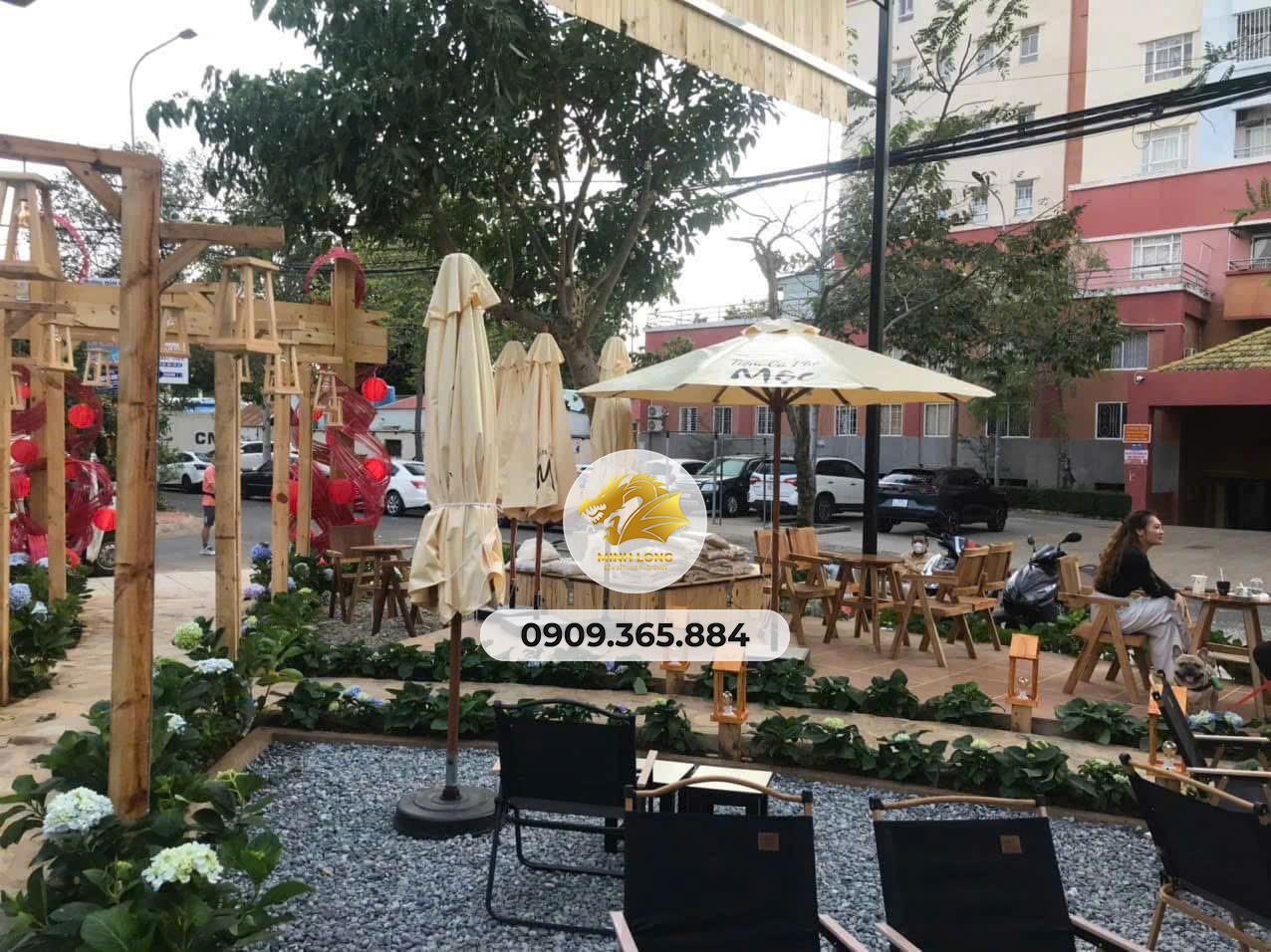 Giải pháp đảm bảo độ bền màu từ xưởng dù che Minh Long