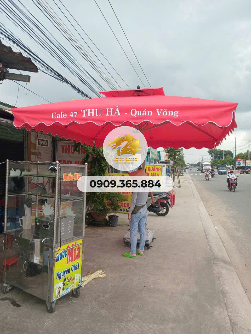 Ô Dù Quảng Cáo In Ấn Tiết Kiệm Chi Phí Nhờ Sản Xuất Trực Tiếp